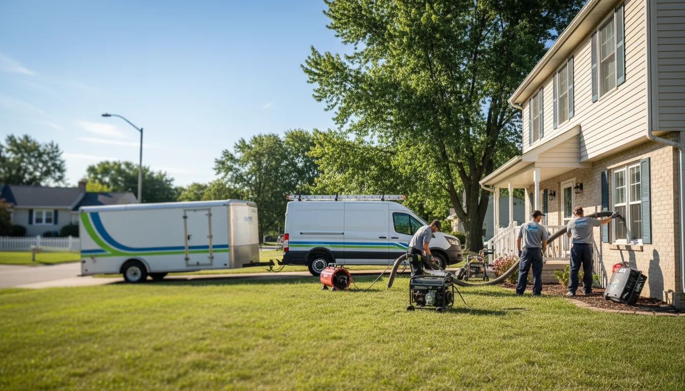 Flooded Basement Restoration And Cleanup With Repair in Random Lake, WI near me